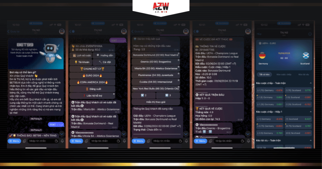 AZWIN - giao tổng bet99 giá thầu tốt nhất thị trường