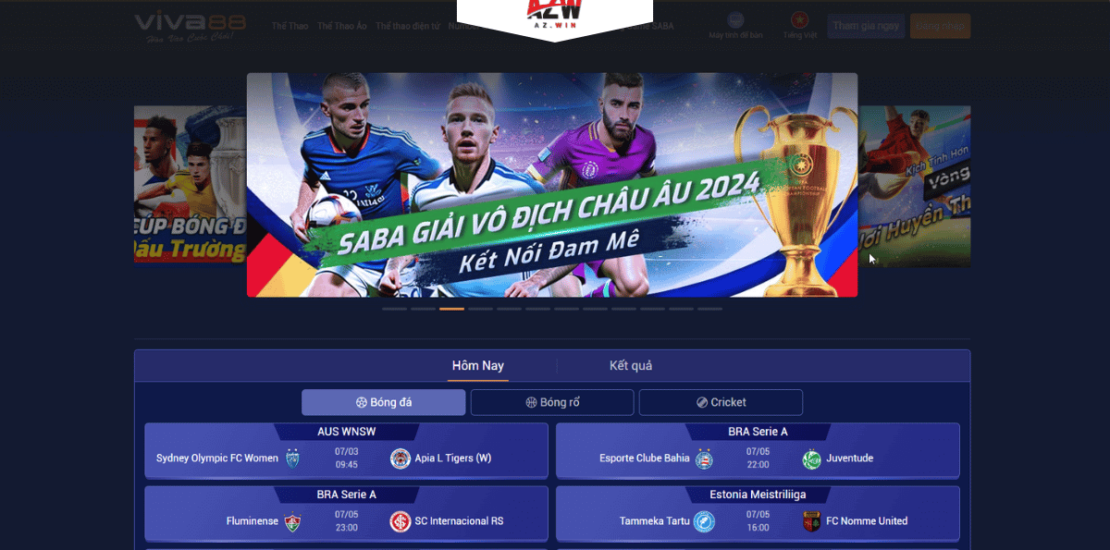 Viva88 đã trở thành một trong những thương hiệu uy tín hàng đầu trong ngành cá cược bóng đá và thể thao, được đông đảo người chơi trên toàn thế giới yêu thích.