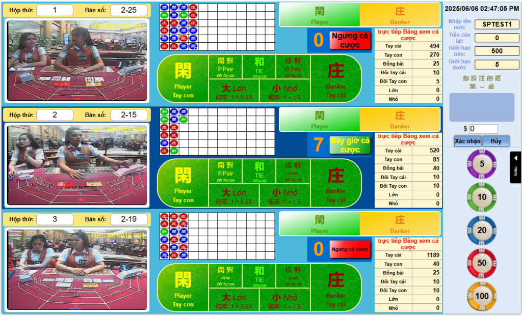 SGD777 – Casino Online - giao diện bên trong